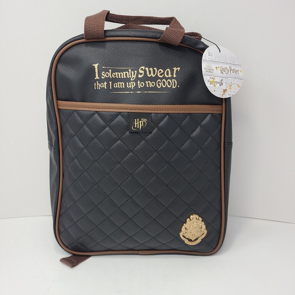 Blue Sky Ltd Harry Potter Quilted Children's Backpack Solemnly Swear No Good 13"